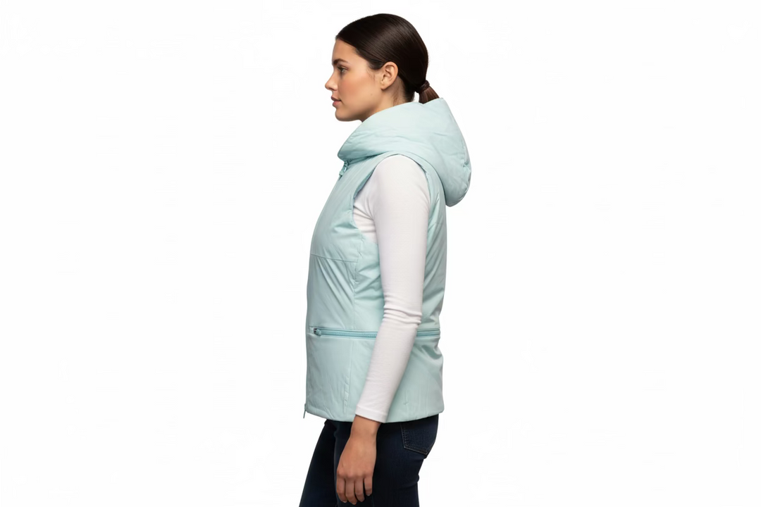 G/FORE Hooded Vest - Powder Blue - Skorzie