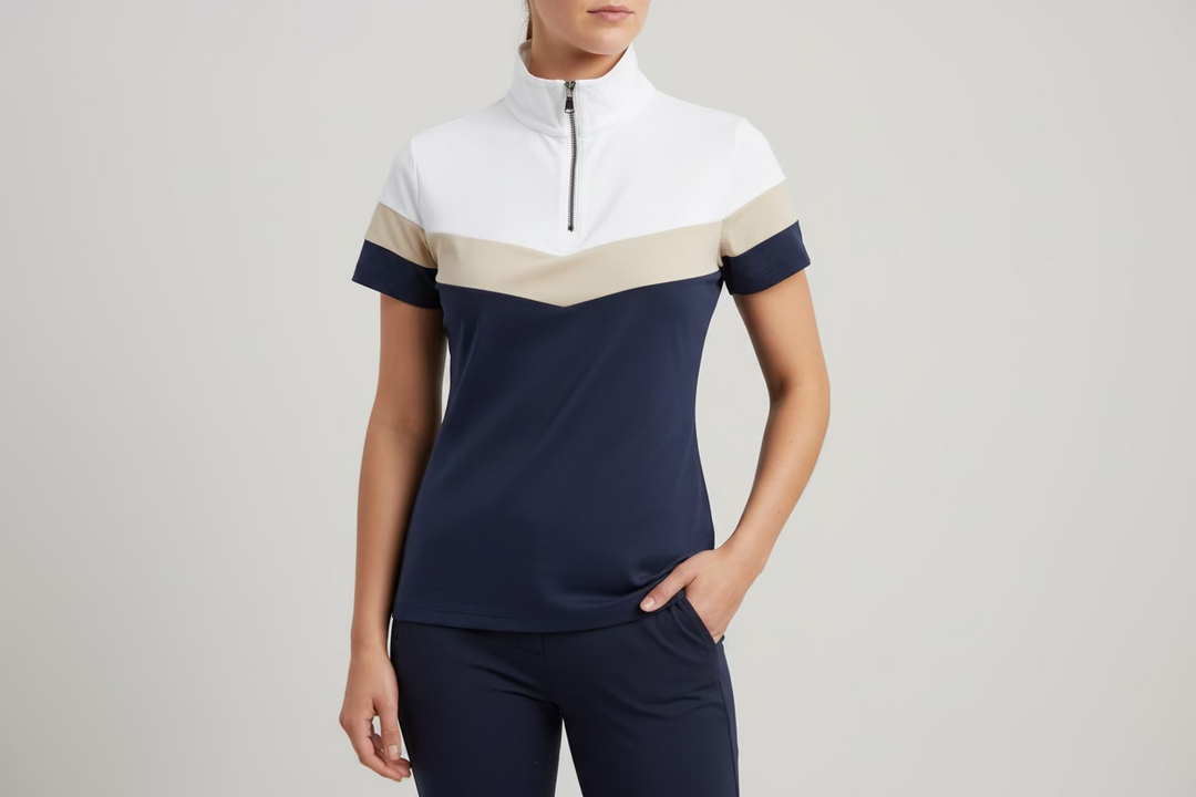 MDC Zip Short Sleeve Polo - Skorzie