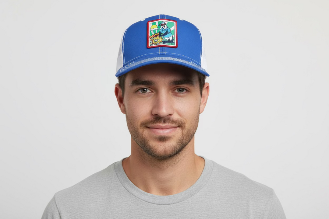 Penguin Original Pop Fest Pow Adjustable Trucker Golf Hat - Skorzie