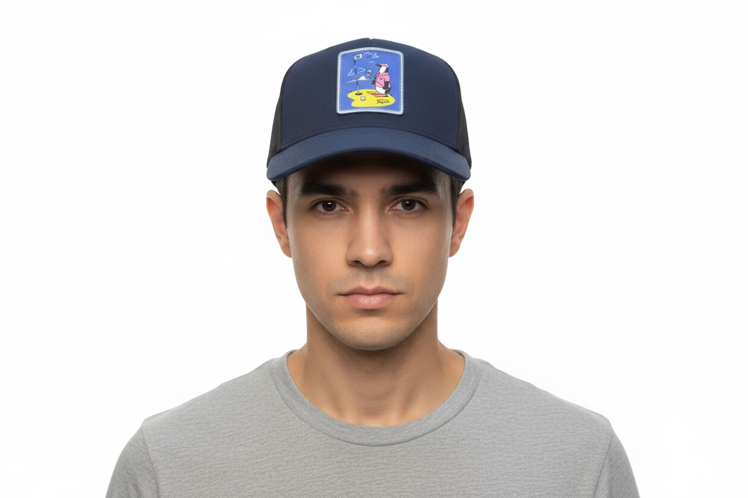 Penguin Original Pete Golf Trucker Hat - Black iris - Skorzie