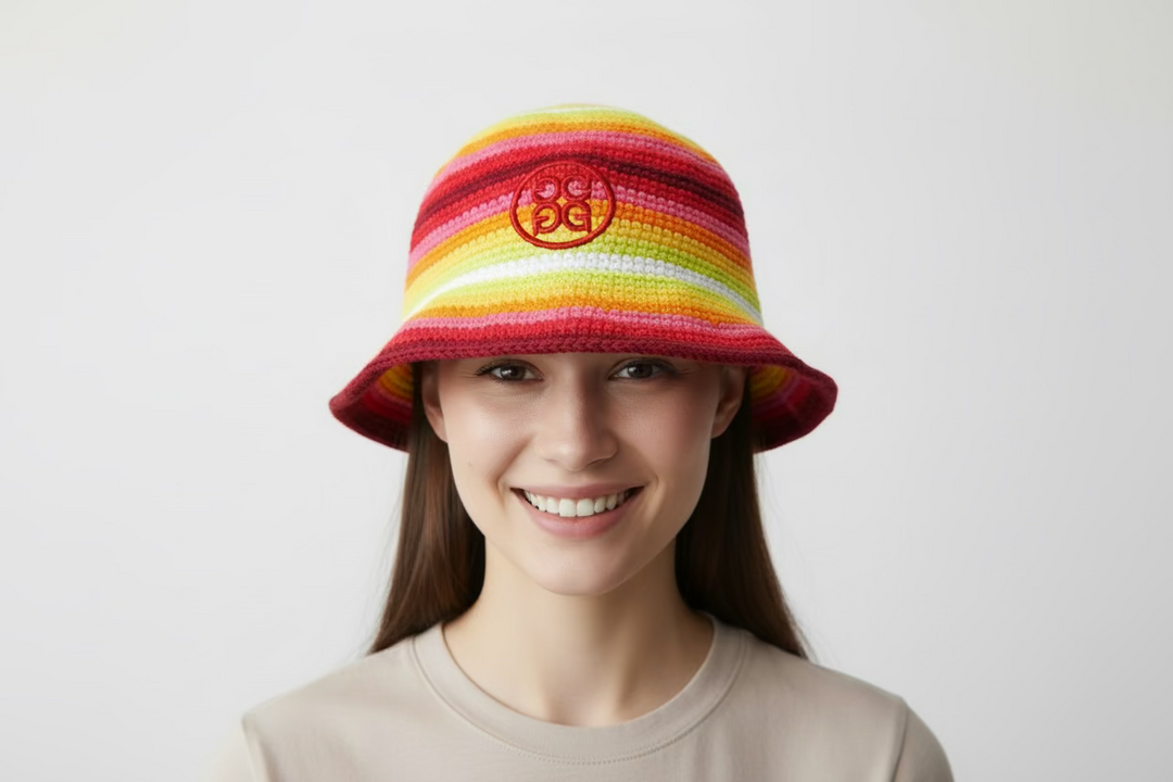 G/FORE Crochet Bucket Hat - Lava - Skorzie