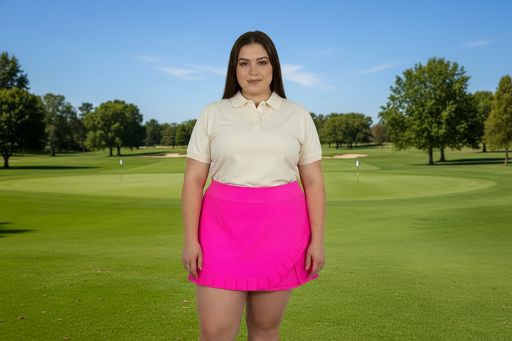 Tzu Tzu Savannah Skort - Shocking Pink - Skorzie