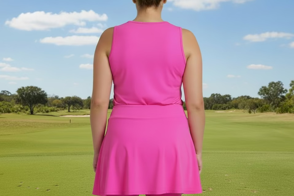 Tzu Tzu Savannah Skort - Shocking Pink - Skorzie