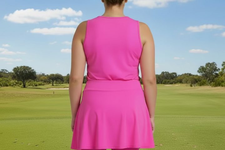 Tzu Tzu Savannah Skort - Shocking Pink - Skorzie