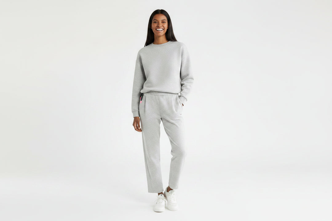 G/FORE French Terry Lounge Pant - Nimbus Melange - Skorzie