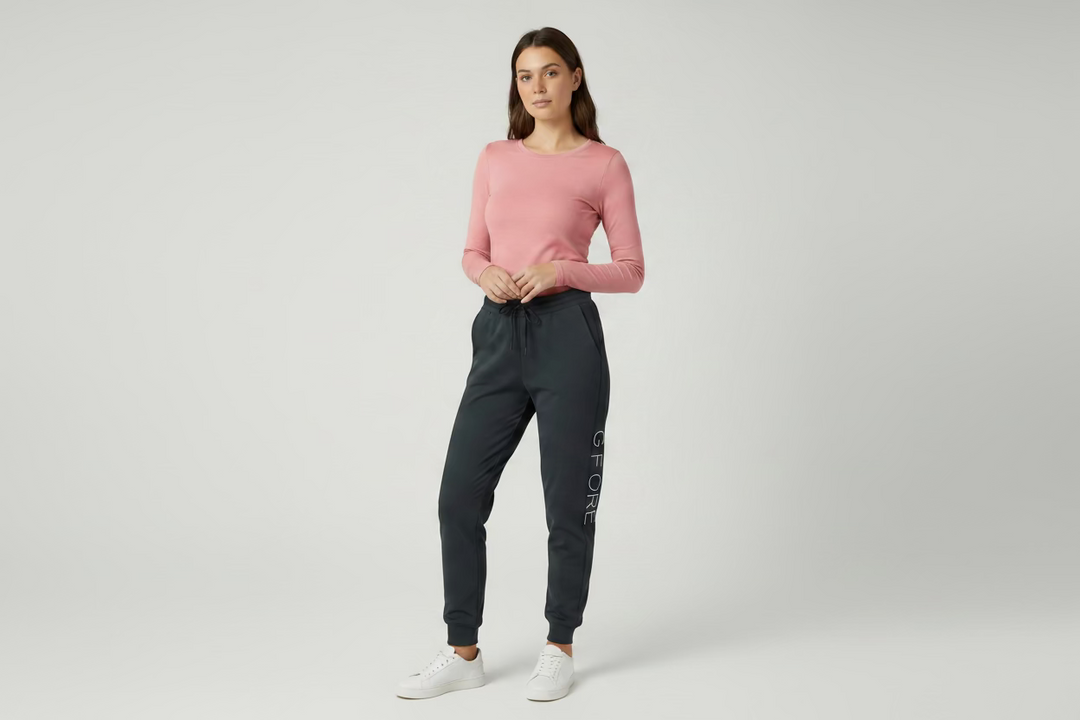 G/FORE Embroidered Lounge Pant - Onyx - Skorzie