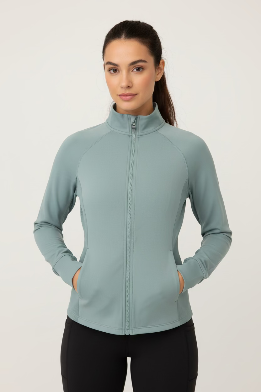 Greyson Soleil Full Zip Jacket - Agave - Skorzie