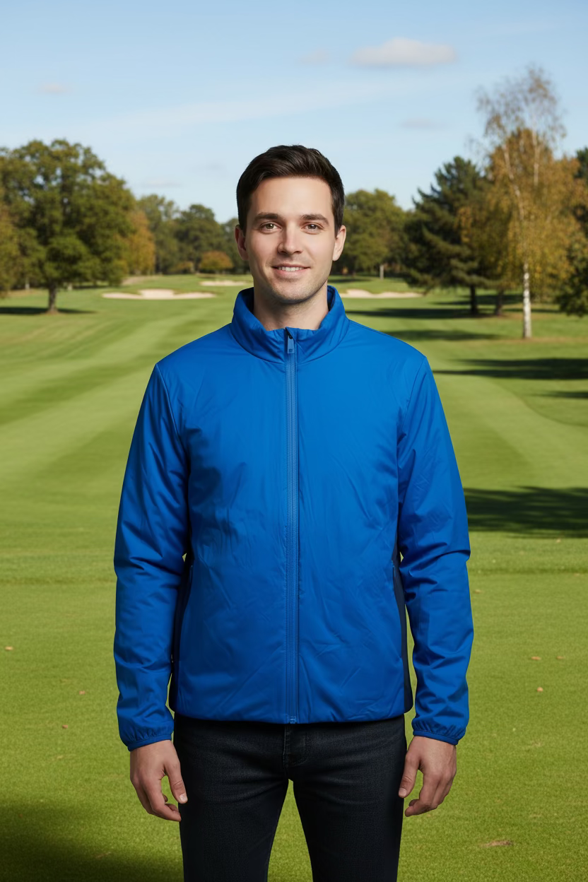 G/FORE Full Zip Collarless Jacket - Light Twilight - Skorzie