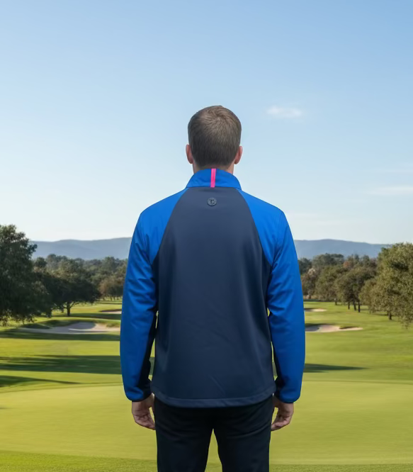 G/FORE Full Zip Collarless Jacket - Light Twilight - Skorzie