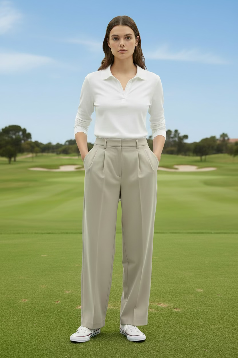 G/FORE PMC Straight Leg Khaki Pant - Dune - Skorzie
