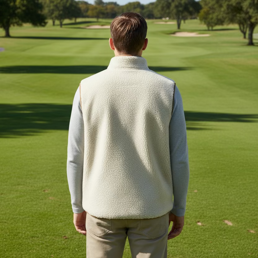 Fjall Raven Vardag Pile Fleece Vest - Chalk White/Buckwheat Brown - Skorzie