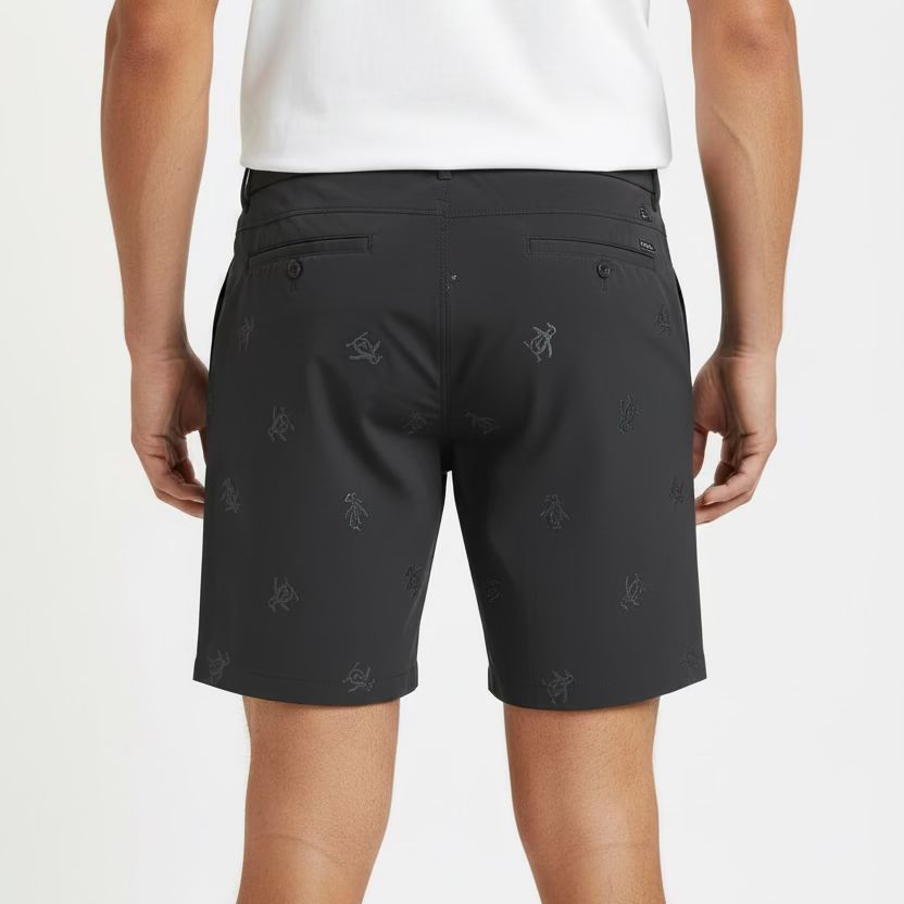 Penguin Original 4-Way Stretch Performance Shorts - Black - Skorzie