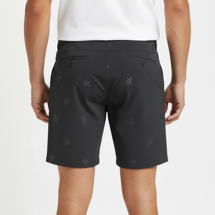 Penguin Original 4-Way Stretch Performance Shorts - Black - Skorzie