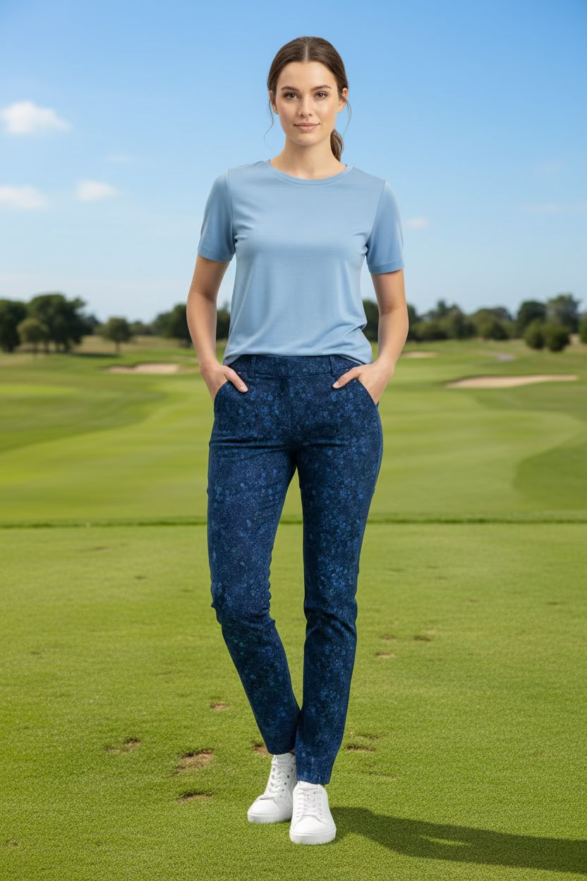 Kjus Floral Pant - Navy - 40 - Skorzie