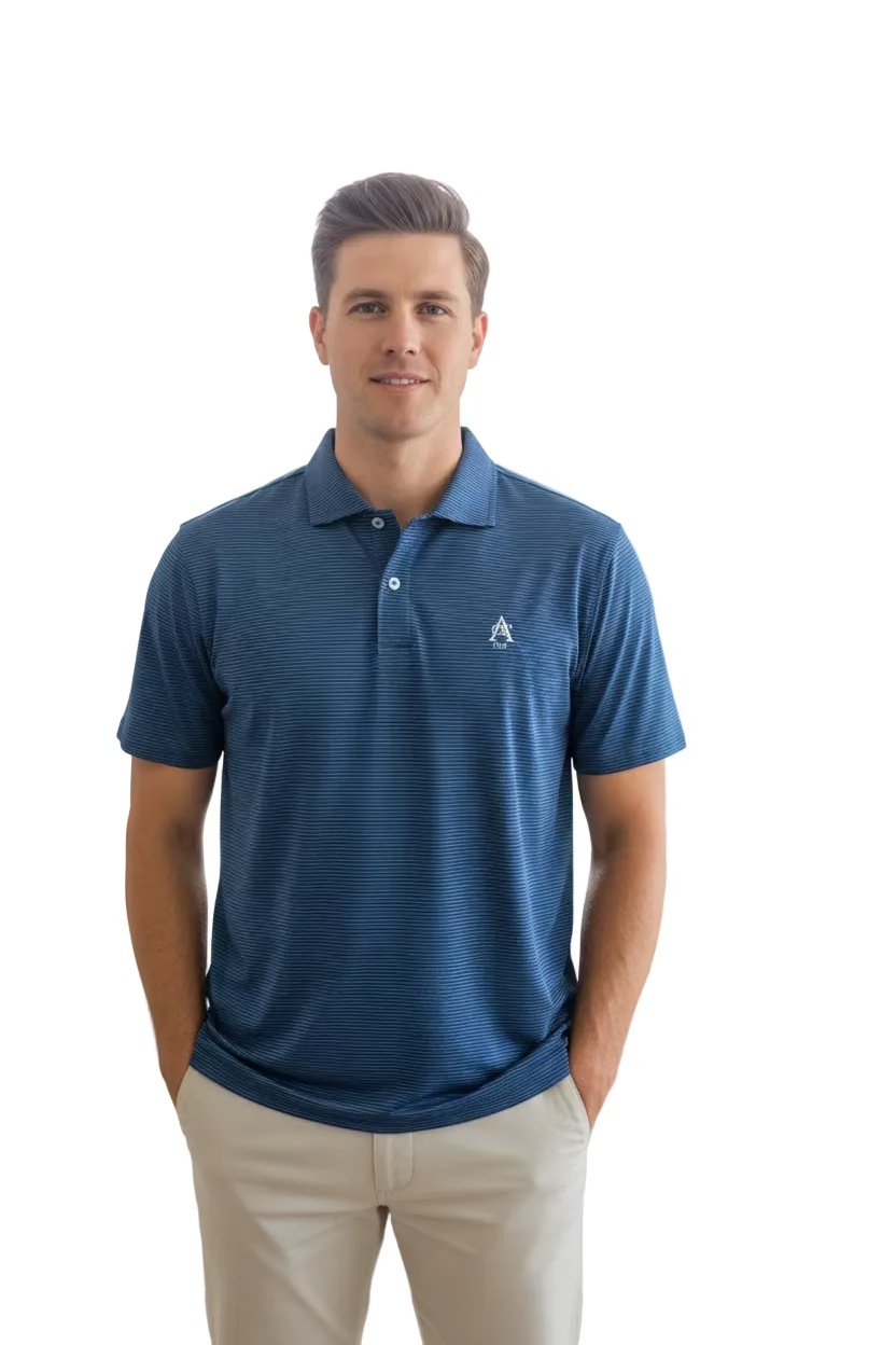 Holderness & Bourne The Nagle Polo - Navy/Blue - Skorzie