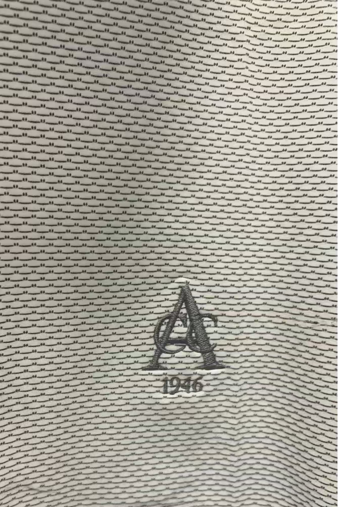 G/FORE Short Sleeve Pattern Polo (w/logo) - Onyx/White - Skorzie