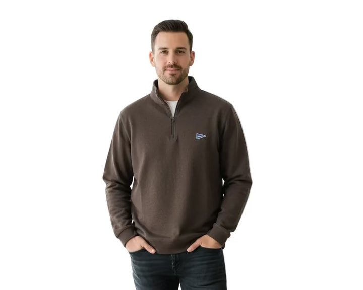 Breezy Golf Have A Day Gimme Zip Hoodie (w/logo) - Espresso