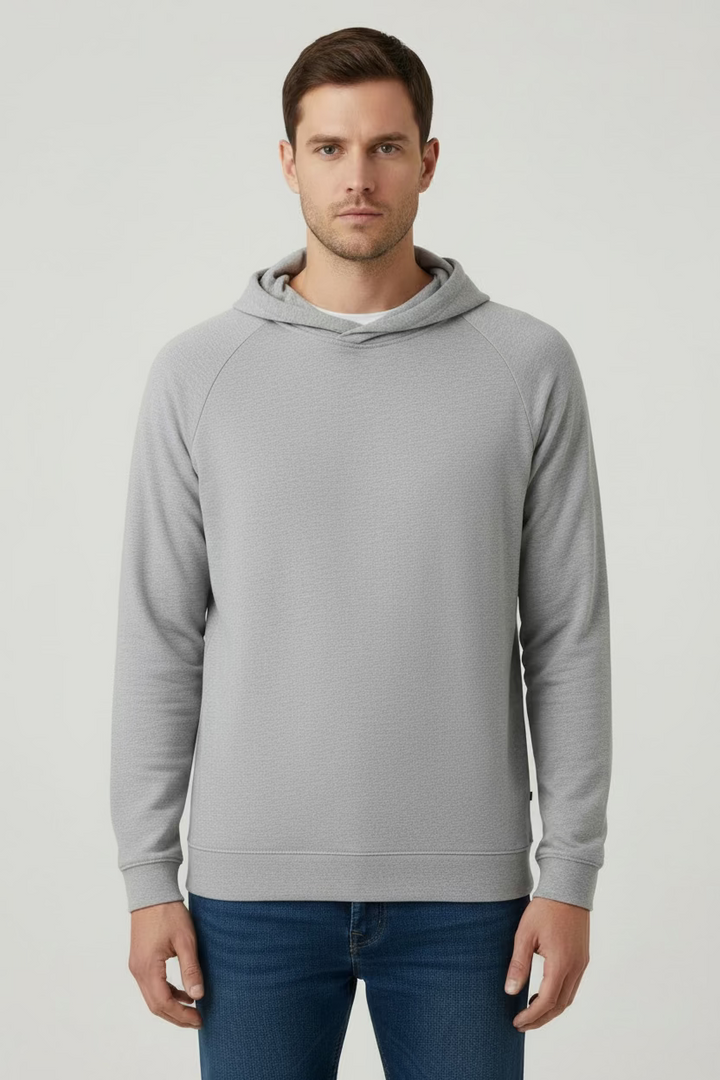 Johnnie-O Hoppin Hoodie - Seal Grey