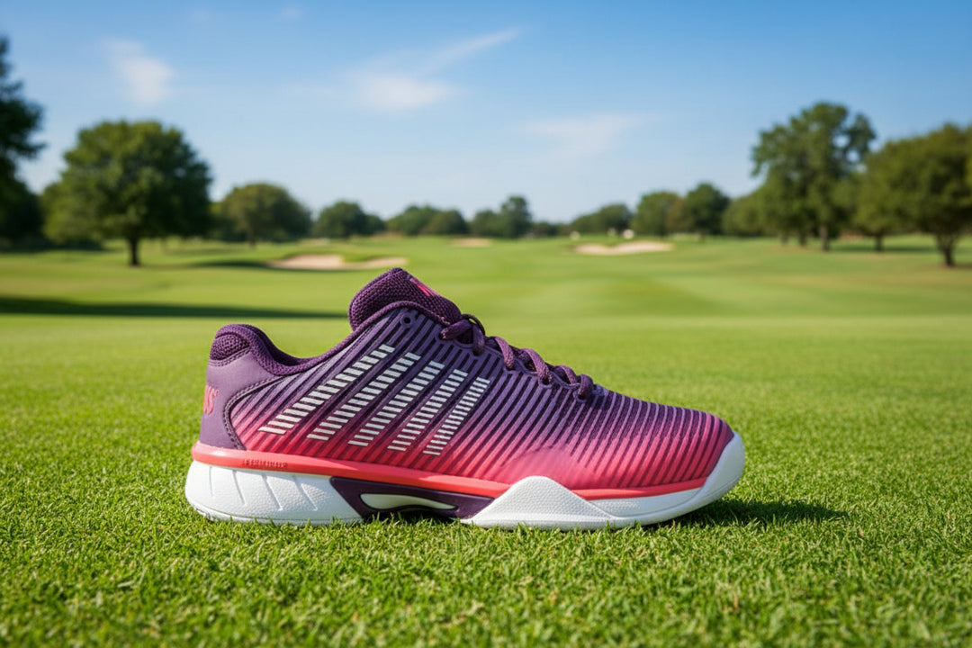 K-Swiss Kids Hypercourt Express Shoes - Purple Plumeria - Skorzie