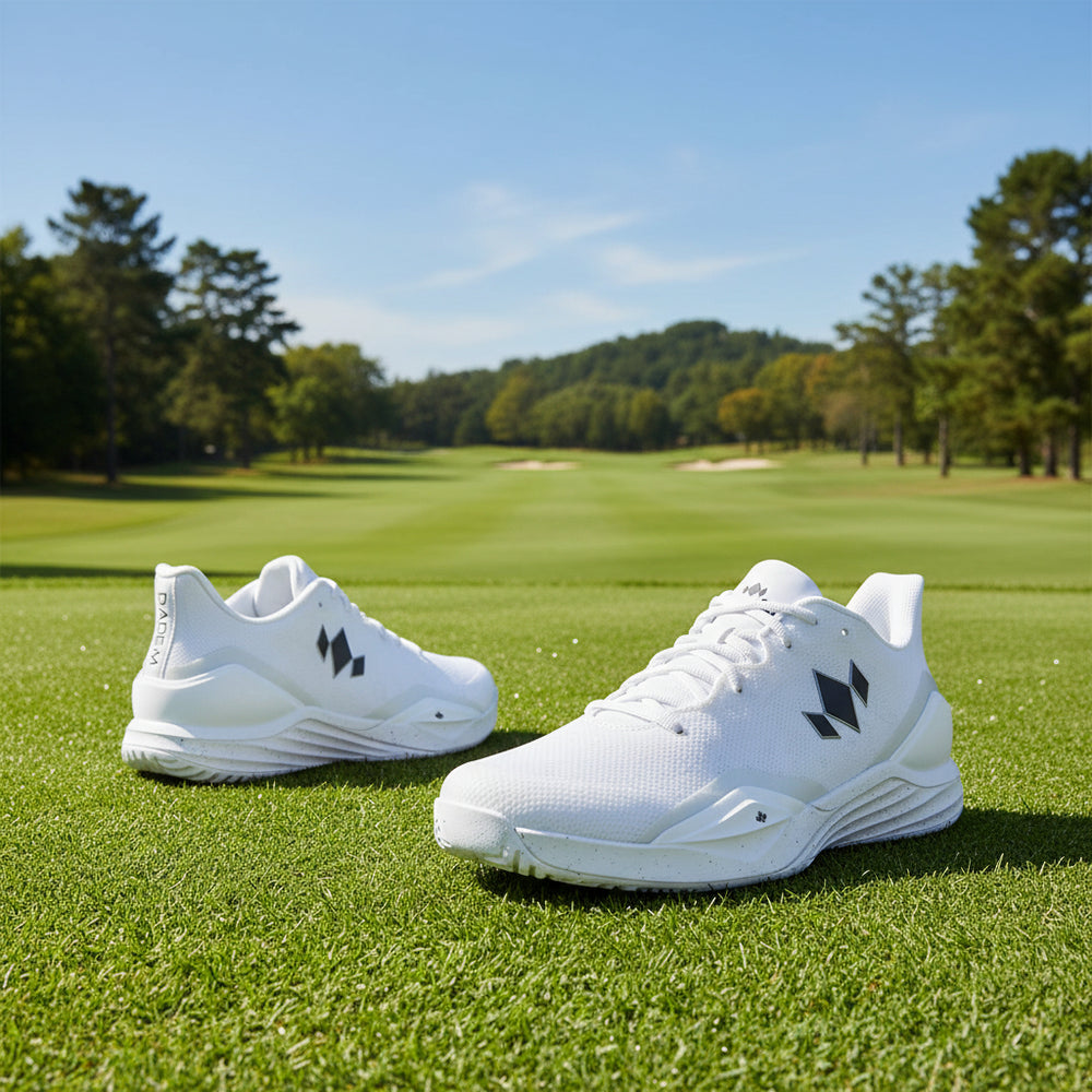 Diadem Sports Court Burst Shoes - White - Skorzie