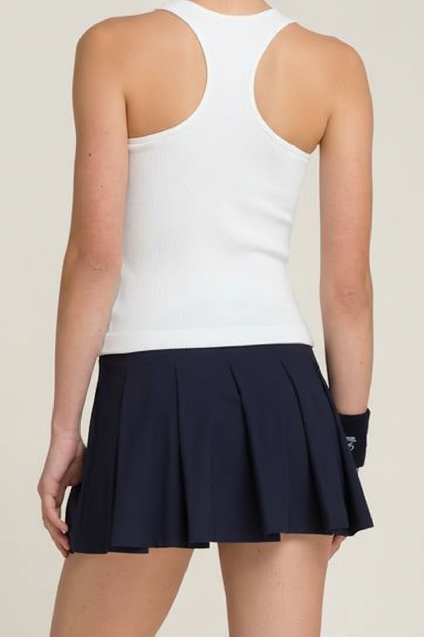 Wilson Classic Pleated Skort (14') - Navy - Skorzie