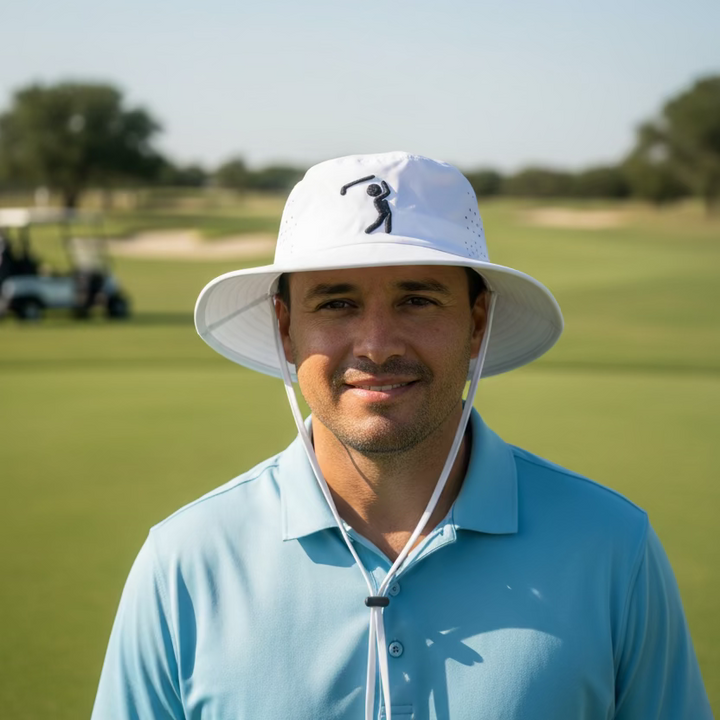 Bogey Bros Bogeyman Bucket Hat  - White - Skorzie