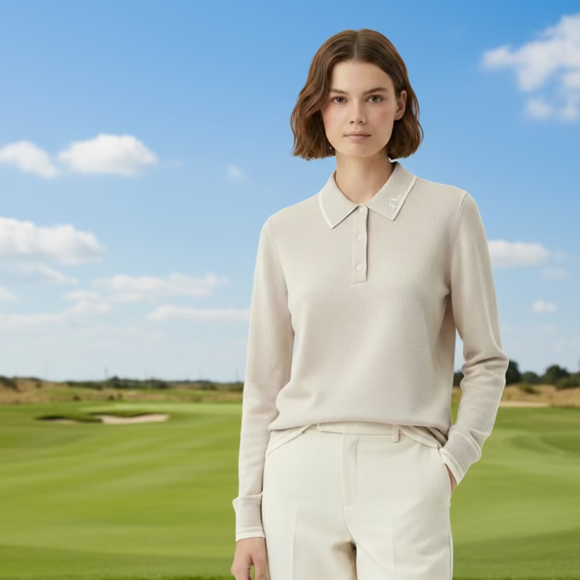 J. Lindeberg Mimmi Knitted Sweater - Moonbeam - Skorzie