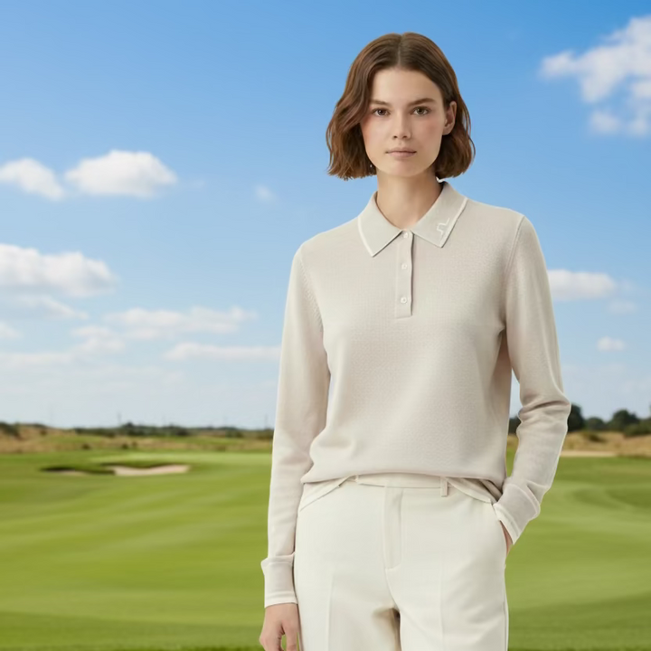 J. Lindeberg Mimmi Knitted Sweater - Moonbeam - Skorzie