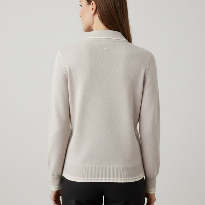J. Lindeberg Mimmi Knitted Sweater - Moonbeam - Skorzie