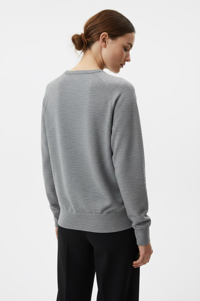 Peter Millar Knitted Wool Sweater - Grey - Skorzie