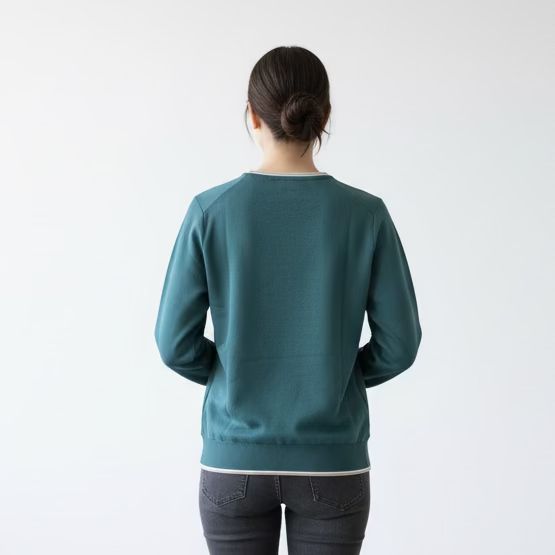 Peter Millar Crewneck Classic Sweatshirt - Forest Green - Skorzie