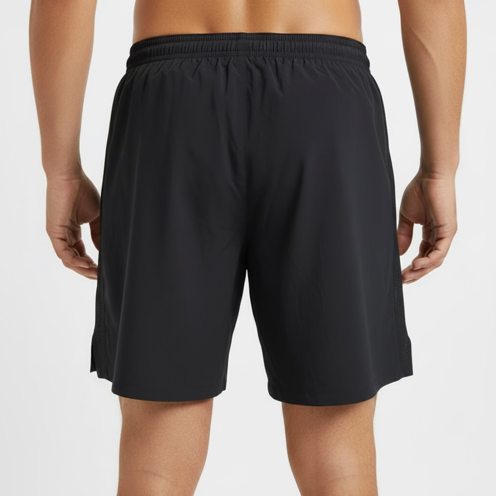 IBKUL Men's Drawstring Shorts - Black - Skorzie