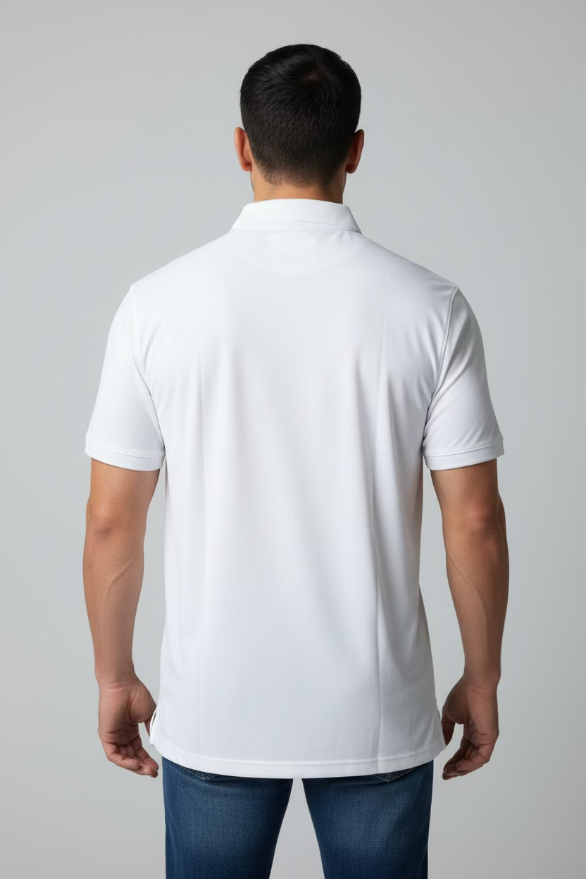IBKUL Mens Short Sleeve Polo - Snow - Skorzie
