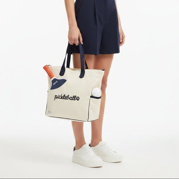 Ame & Lulu Baseline Stitched Pickleball Tote Bag - Skorzie