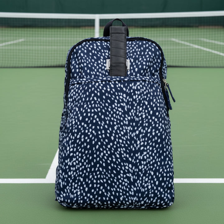 Ame & Lulu Game On Tennis Backpack - Navy Antelope - Skorzie