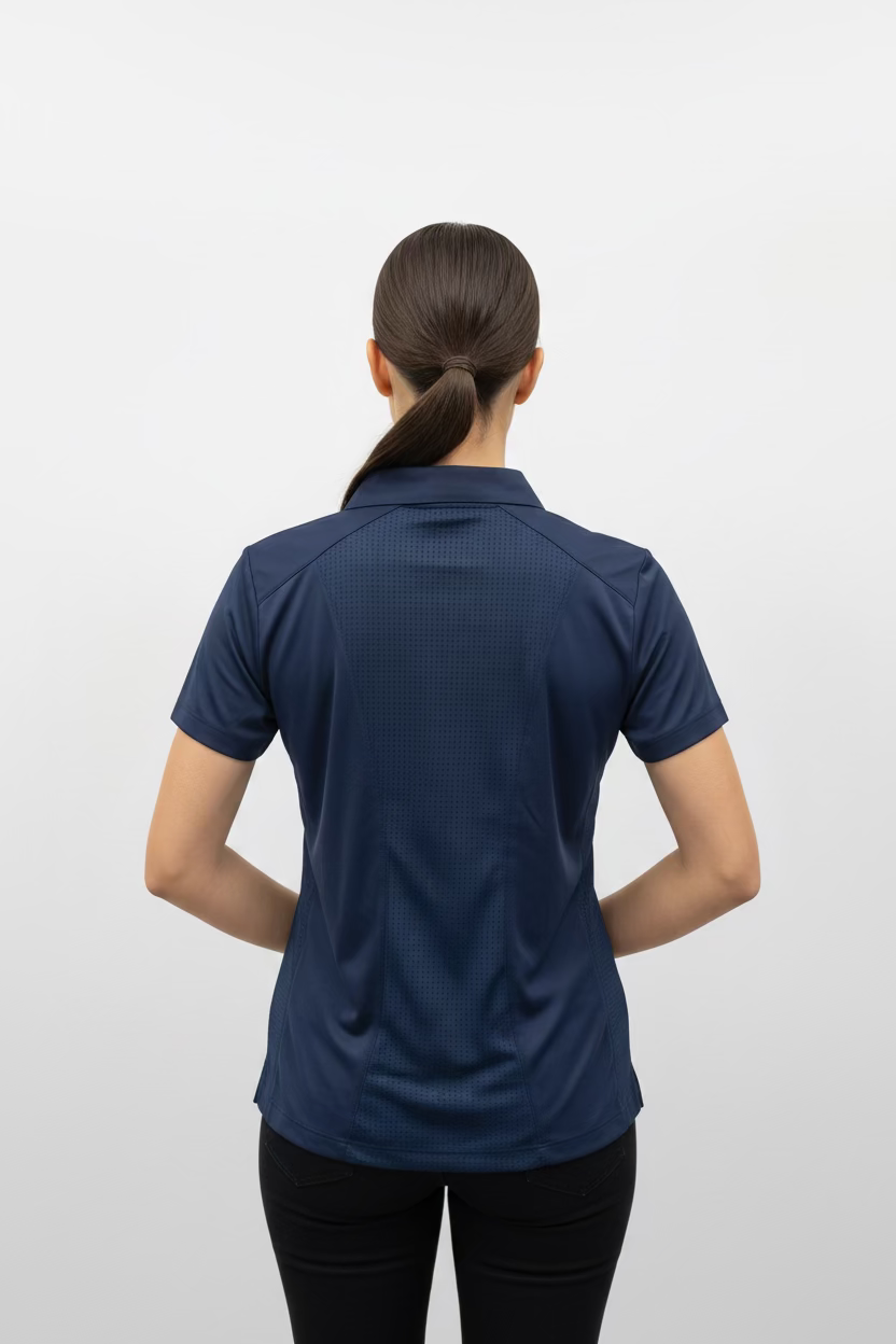Dunning Golf Performance Short Sleeve Button Polo - Halo - Skorzie