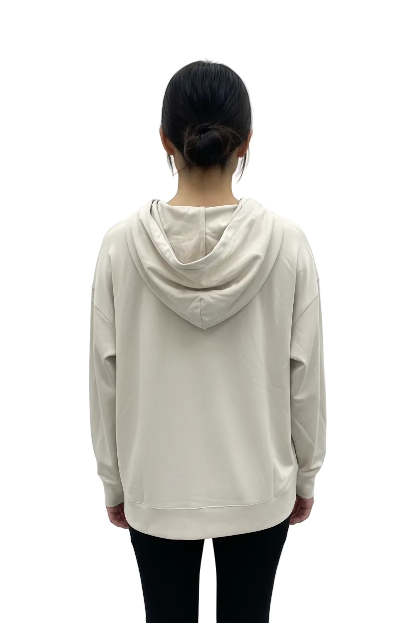 Dunning Golf Performance Long Sleeve Hoodie - Sandstone - Skorzie