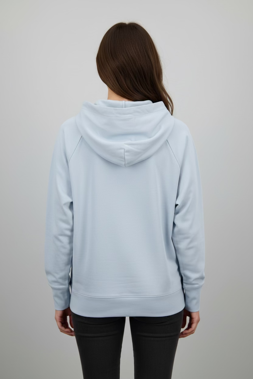 Dunning Golf Performance Long Sleeve Hoodie - Sailing Blue - Skorzie