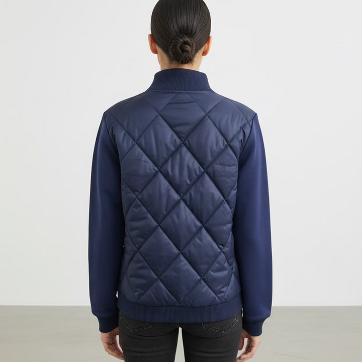Greyson Aries Diamond Quilted Hybrid Jacket - Maltese Blue - Skorzie