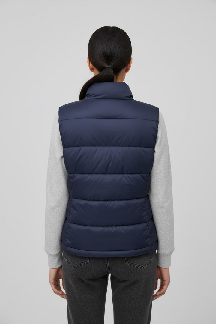Greyson Aries Channel Quilted Hybrid Vest - Maltese Blue - Skorzie
