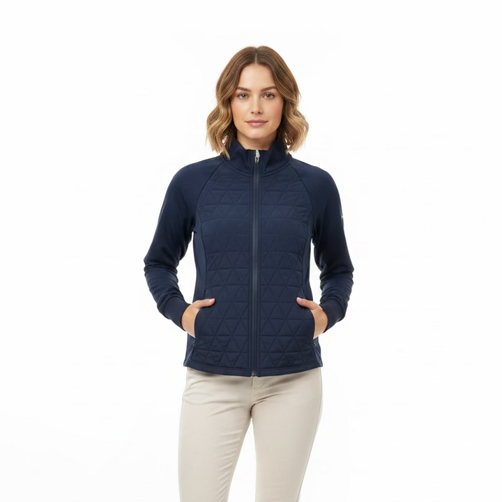 Johnnie-O Zip Hannah Jacket - Navy - Skorzie