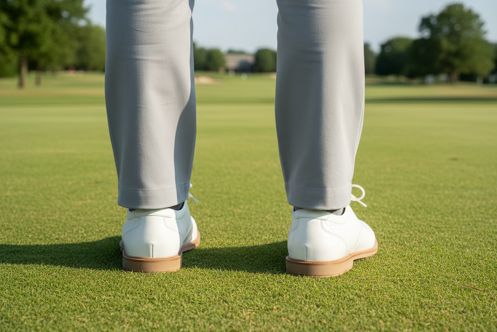 ECCO Mens Golf Classic Hybrid Shoes - White - Skorzie