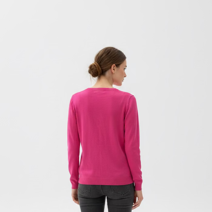 Golftini V-Neck Sweater - Hot Pink - Skorzie