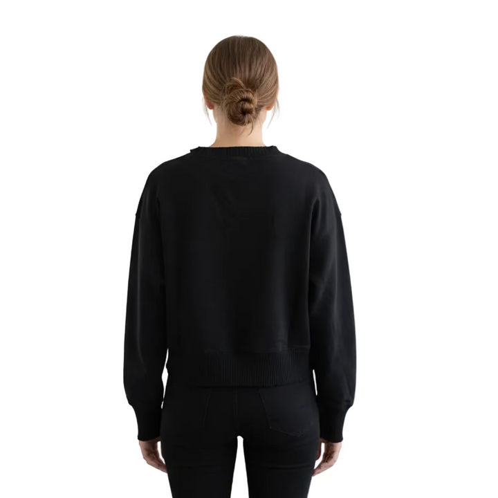 Etienne Marcel V-Neck Thrashed Sweater - Black - Skorzie