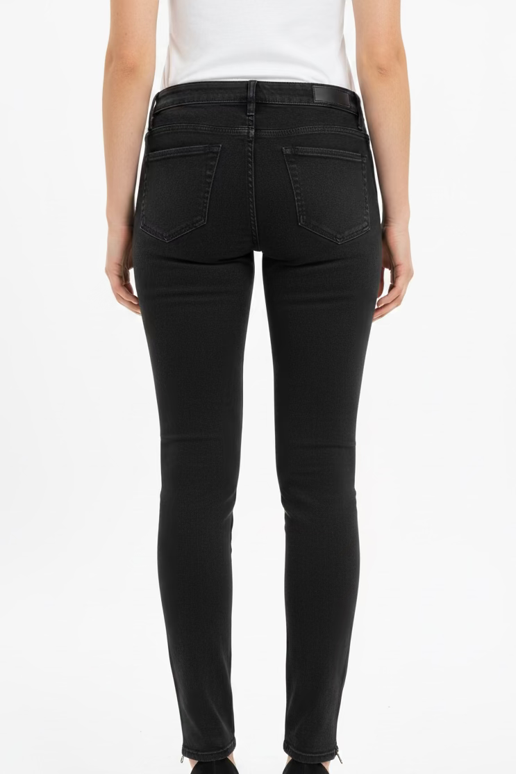Etienne Marcel Skinny Leg Pant - Black - Skorzie