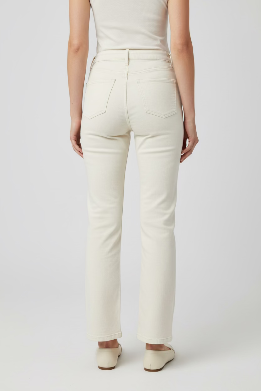 DL1961 Mara Straight Mid Rise Pant - Skorzie