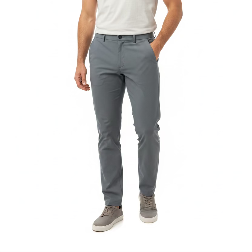 KJUS Mens Iver Tailored Fit Pant - Grey - Skorzie