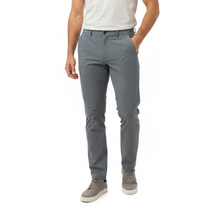 KJUS Mens Iver Tailored Fit Pant - Grey - Skorzie