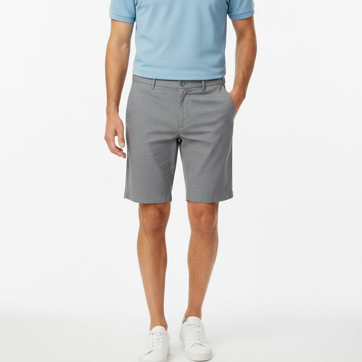 Peter Millar Surge Tailored Fit Shorts - Grey - Skorzie