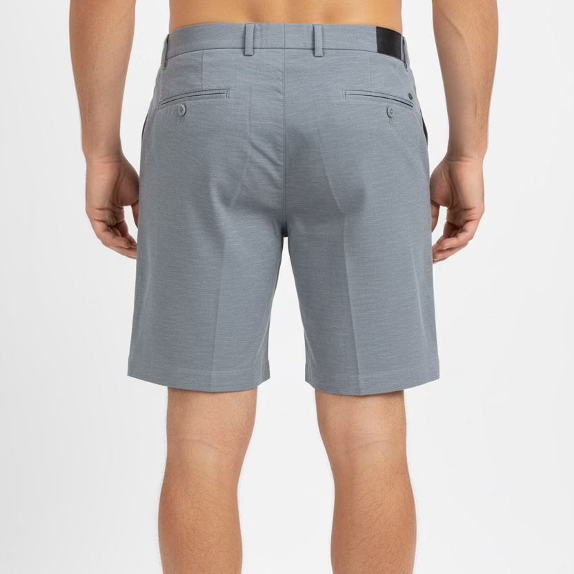 Peter Millar Surge Tailored Fit Shorts - Grey - Skorzie